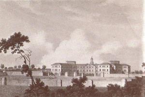 engraving of the asylum 1818-p-14 in j todd a l ashworth the house -wakefield asylum